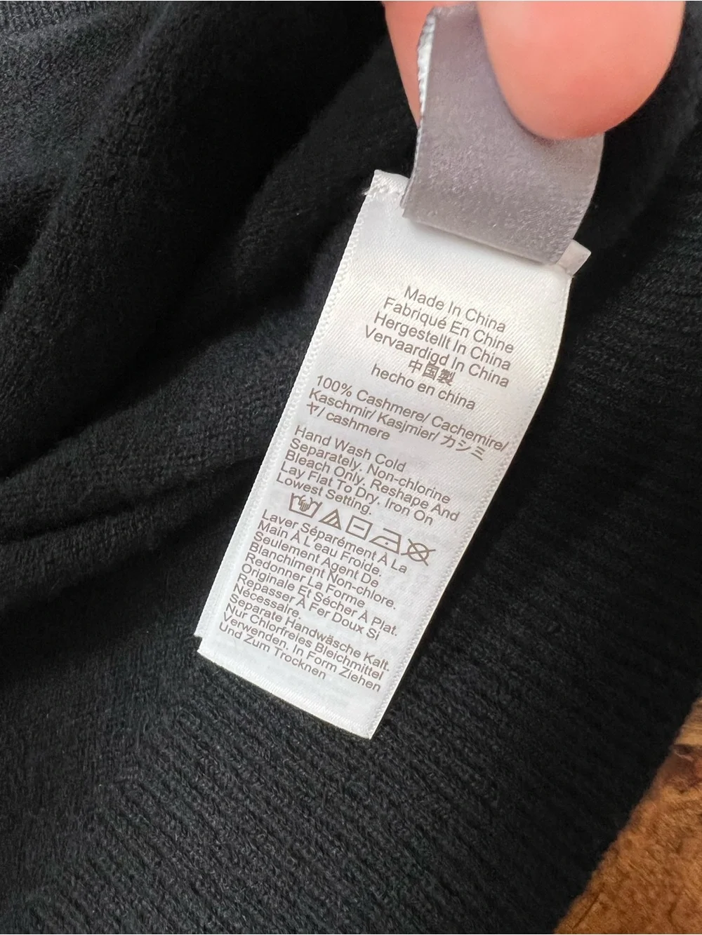 J. Crew Cashmere patch-pocket cardigan in Black Size Medium